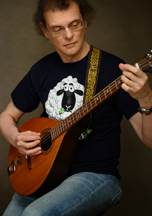 Michael Strasser with bouzouki