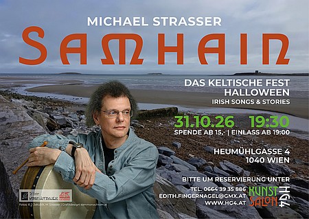 Werbesujet 'Samhain' im Kunstsalon HG4